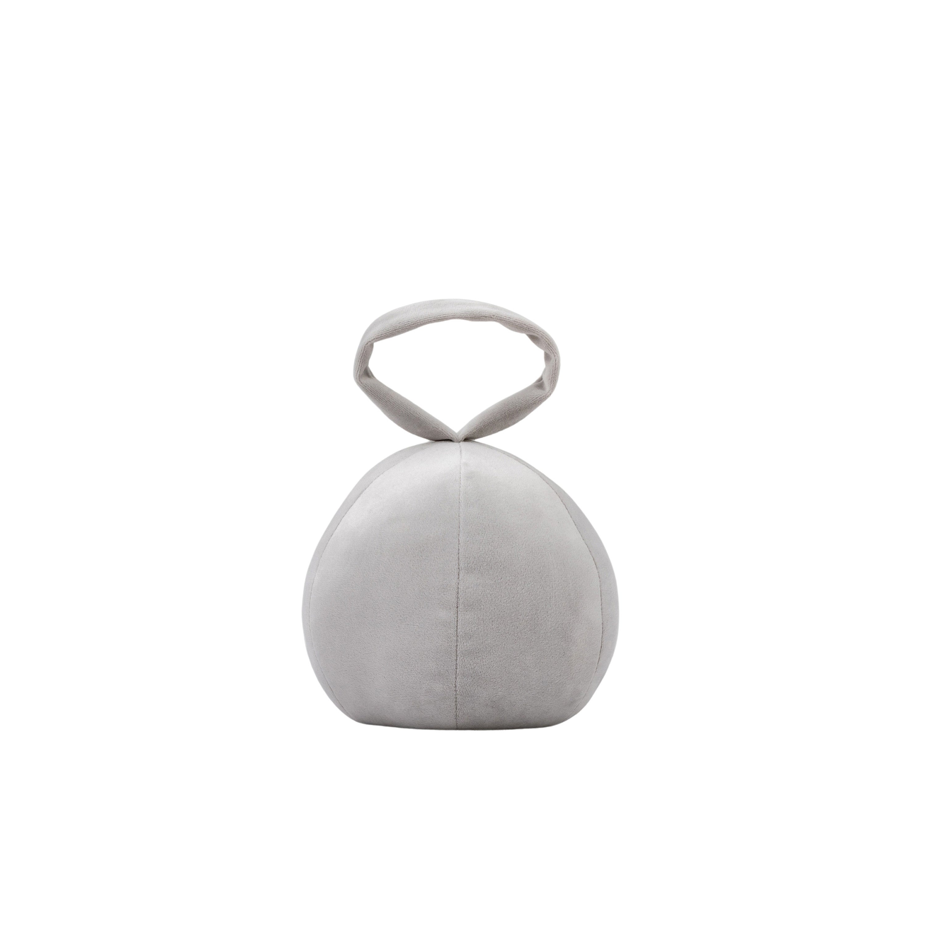 Natural Velvet Bell Doorstop - HUS & CO.