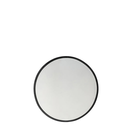 Small Higgins Round Mirror - Black - hus & co.