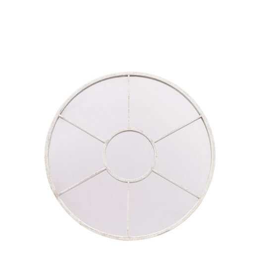 Valence Round Mirror - White - hus & co.