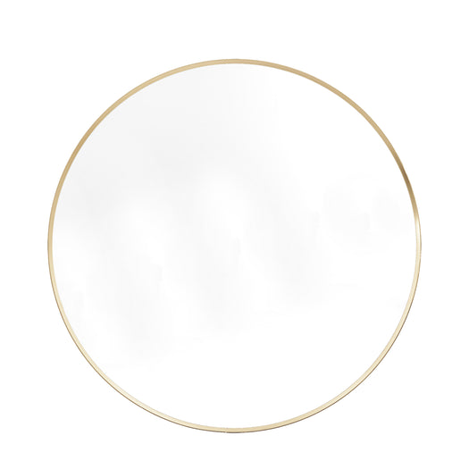 Large Holworth Round Mirror - Gold - hus & co.