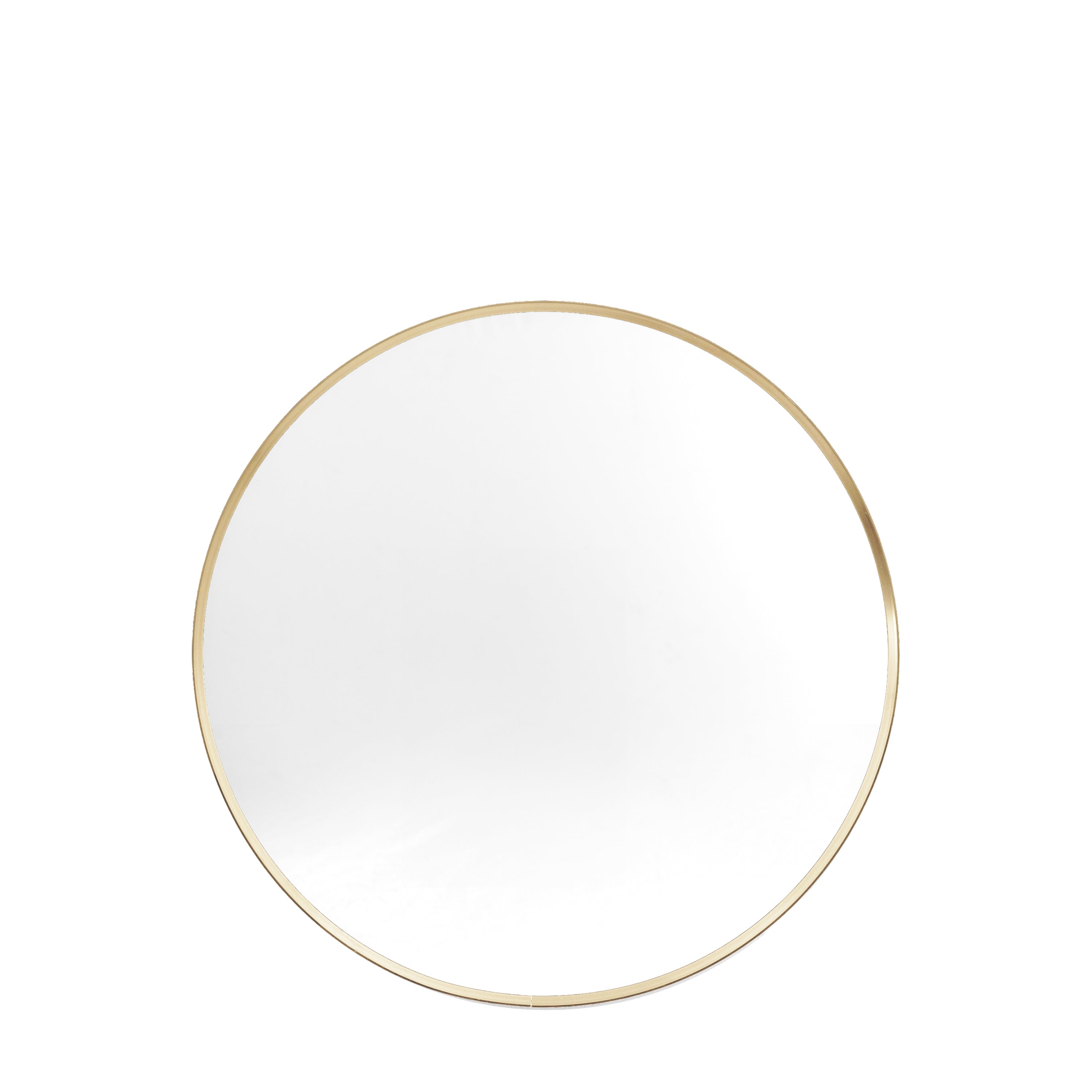 Small Holworth Round Mirror - Gold - hus & co.