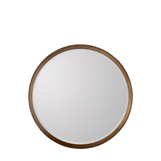 Small Keaton Round Mirror - Walnut - hus & co.