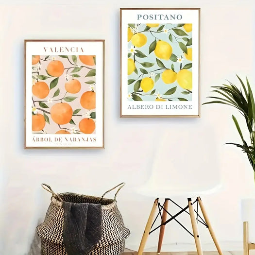 Set of 2 Botanical Canvas Prints - HUS & CO.