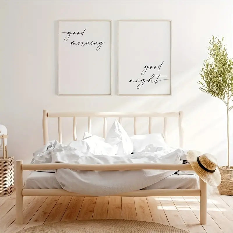 "Good Morning, Good Night" Canvas Prints - HUS & CO.