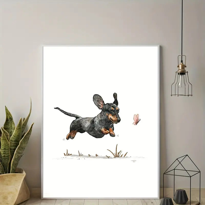 Miniature Dachshund Canvas Print - HUS & CO.