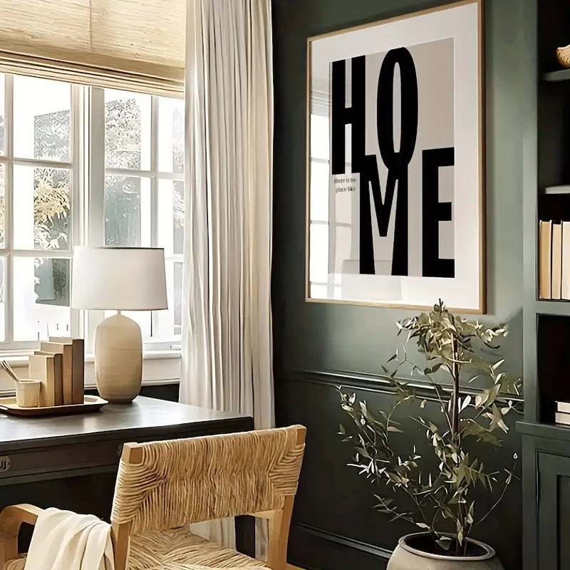 Retro "Home" Canvas Print - HUS & CO.