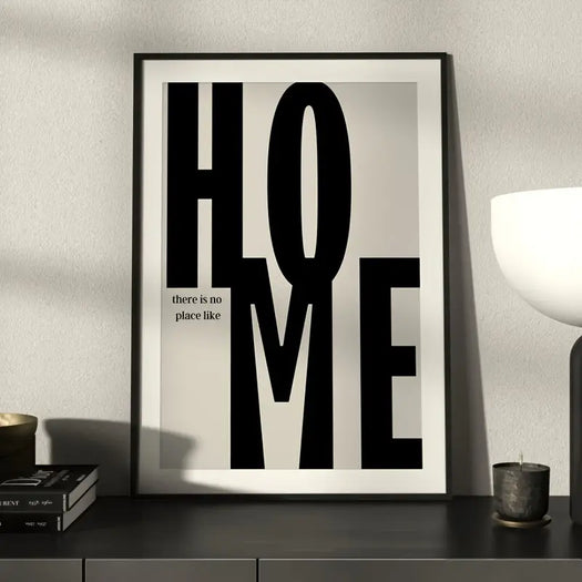 Retro "Home" Canvas Print - HUS & CO.