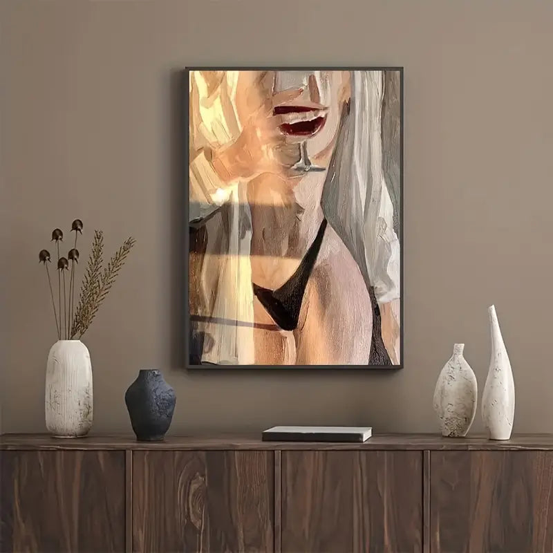 Multifaceted Aesthetic Female Body Canvas Print - HUS & CO.